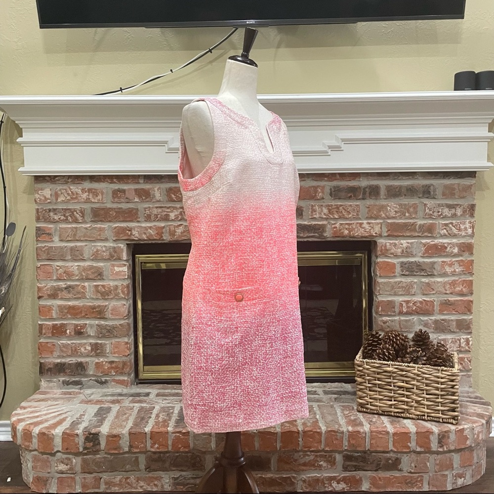 Cynthia Steffe neon pink ombré shift dress / 12 / Excellent condition - Picture 8 of 15